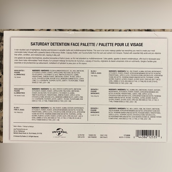The Breakfast Club Saturday Detention Face Palette Vol.1 X Physicians Formula - Picture 13 of 15